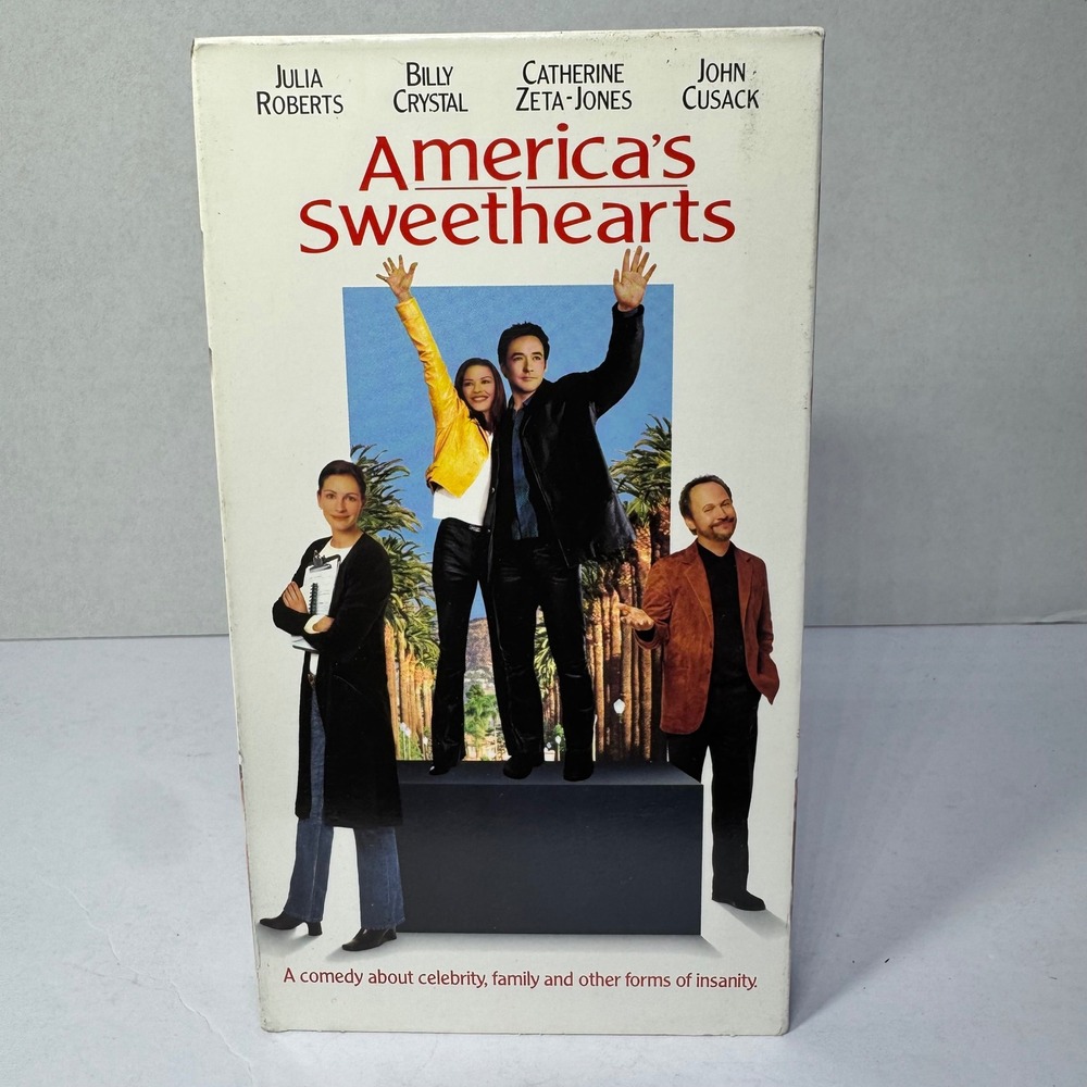 Americas Sweethearts VHS Movie Julia Roberts Billy Crystal 2001 Columbia TriStar